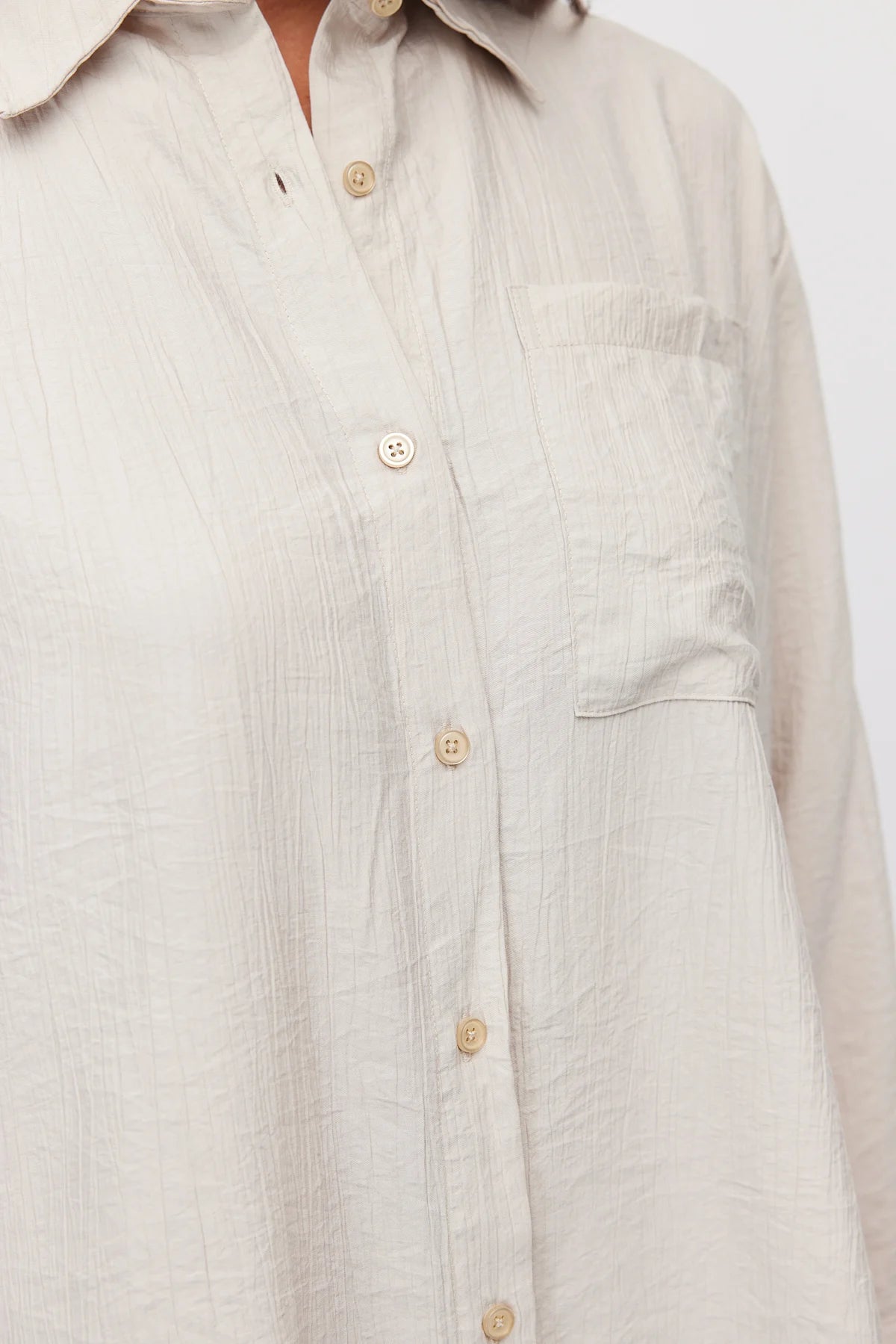 Women's Oversize Pocket Shirt