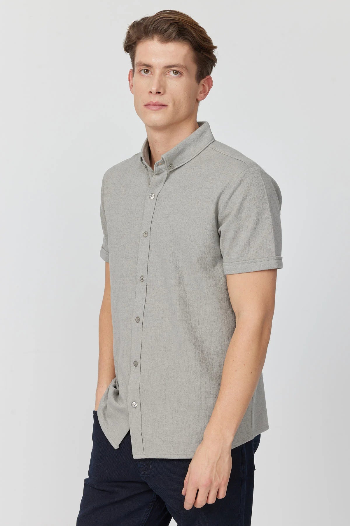 Men's Textured Shirt