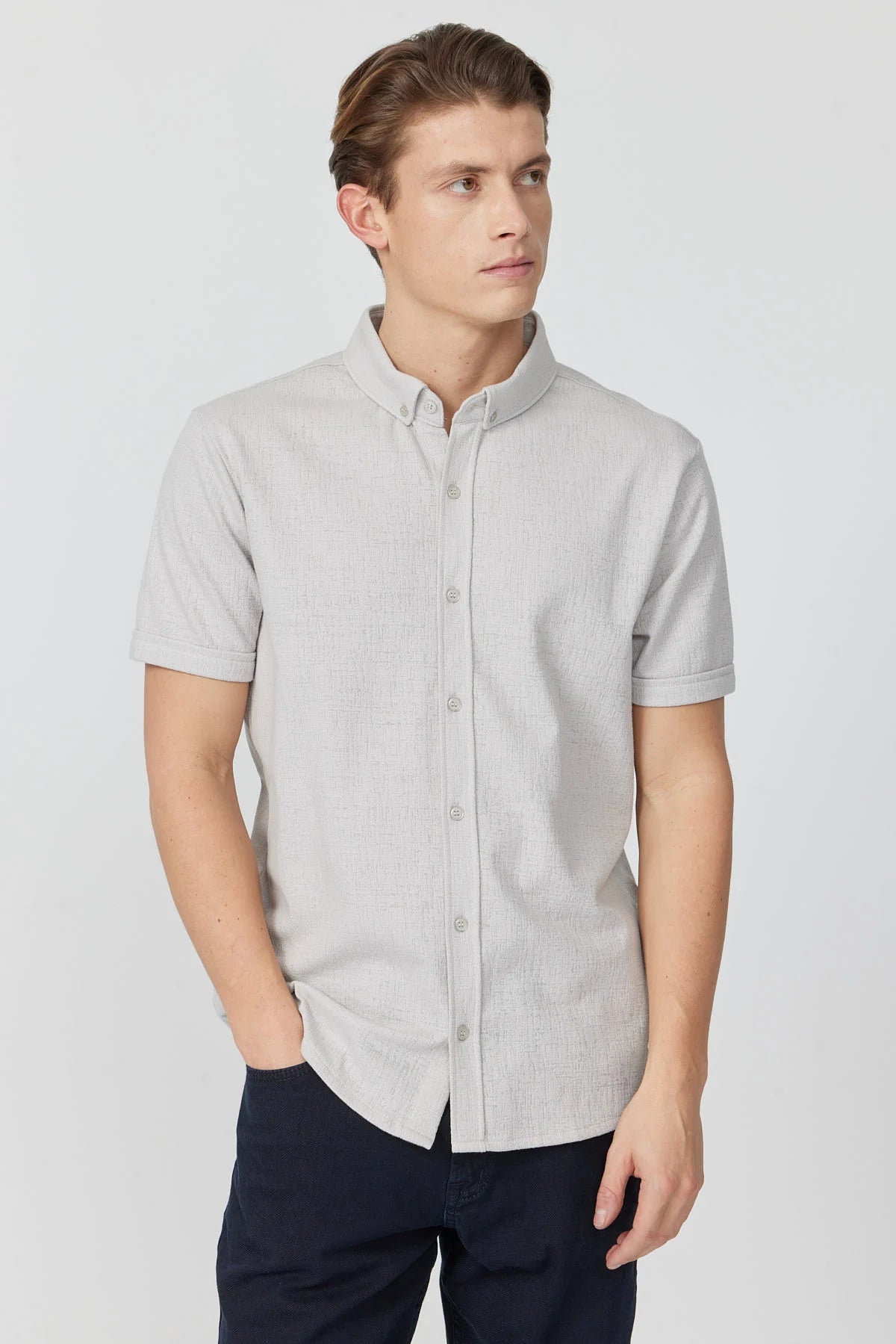 Men's Textured Shirt