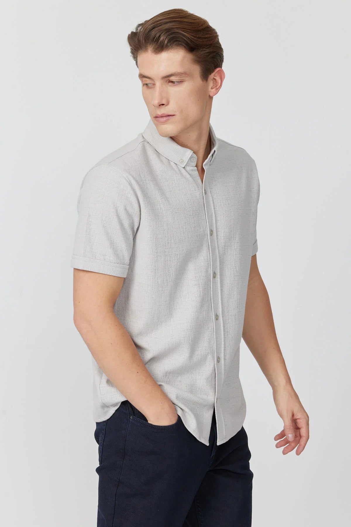 Men's Textured Shirt