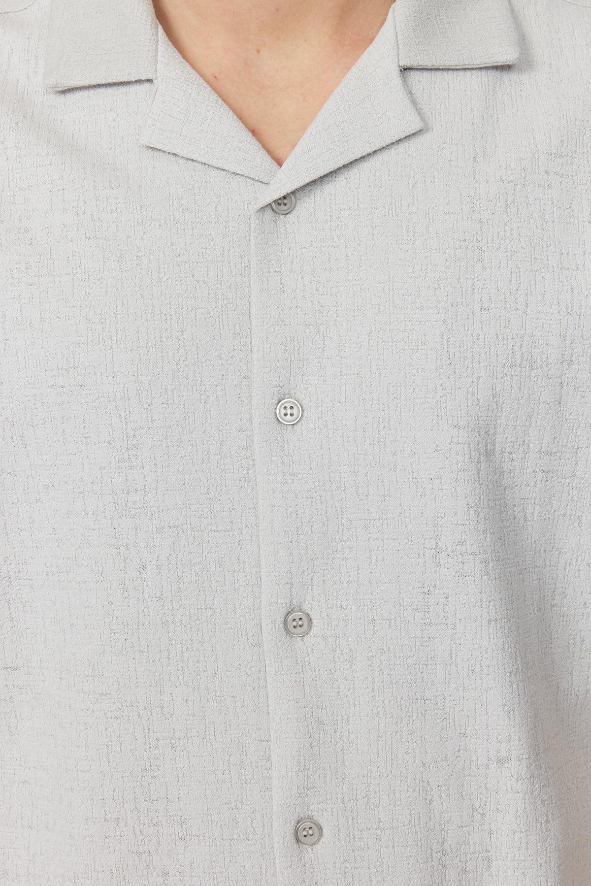 Men's Cuban Collar Short-Sleeve Shirt