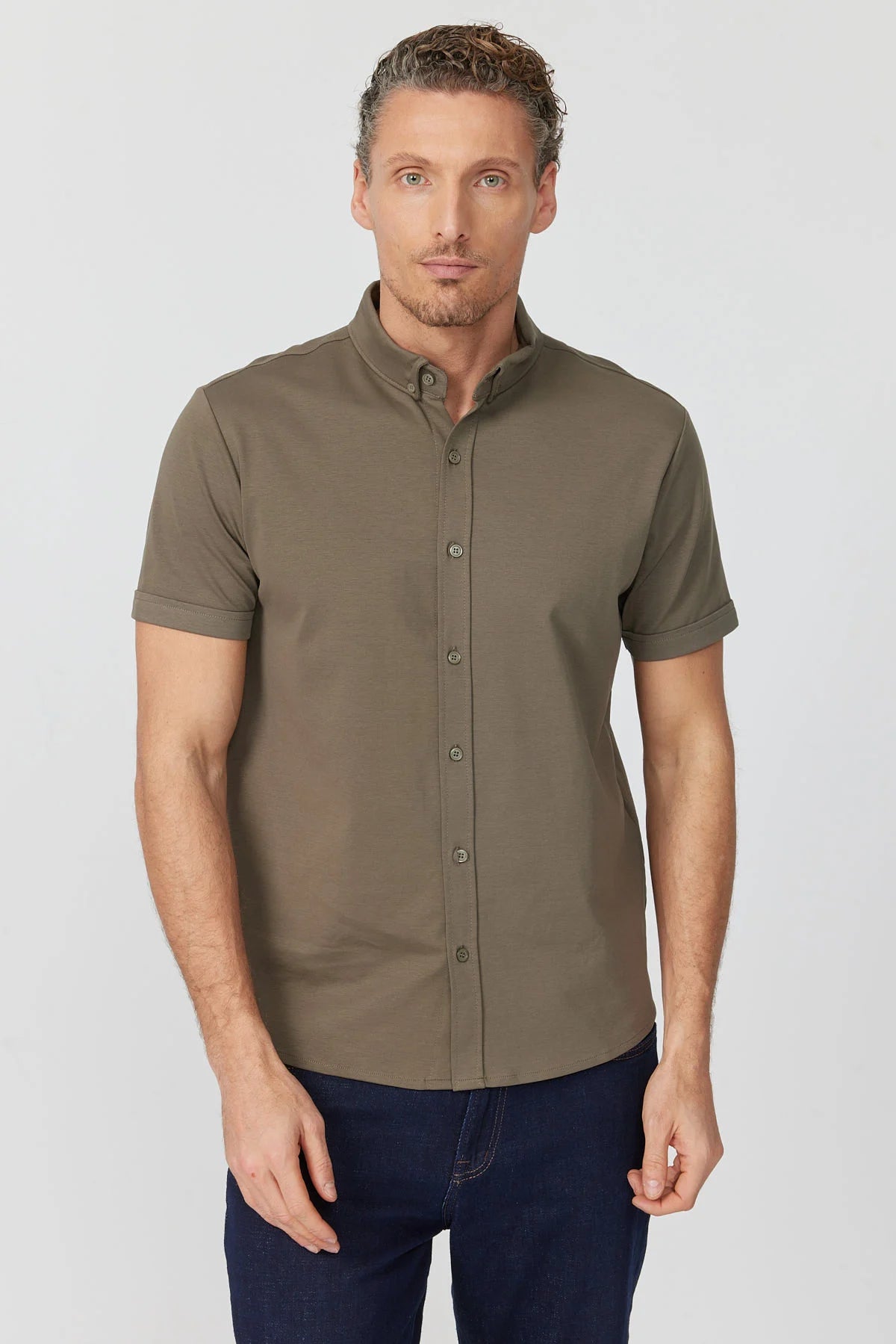 Men's Button-Down Collar Shirt