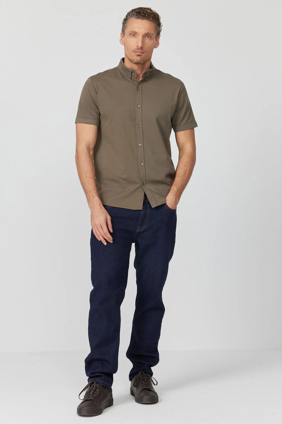 Men's Button-Down Collar Shirt