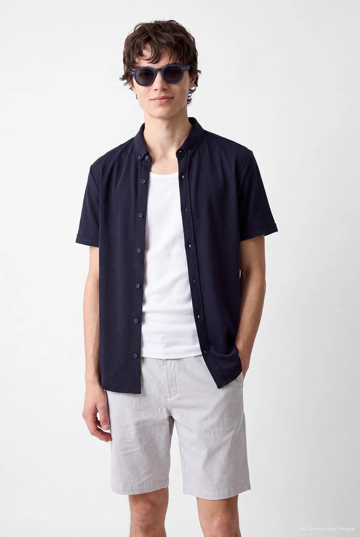 Men's Button-Down Collar Shirt