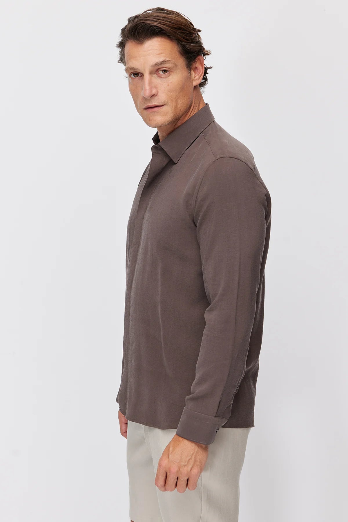 Men's Regular Soft Textured Shirt