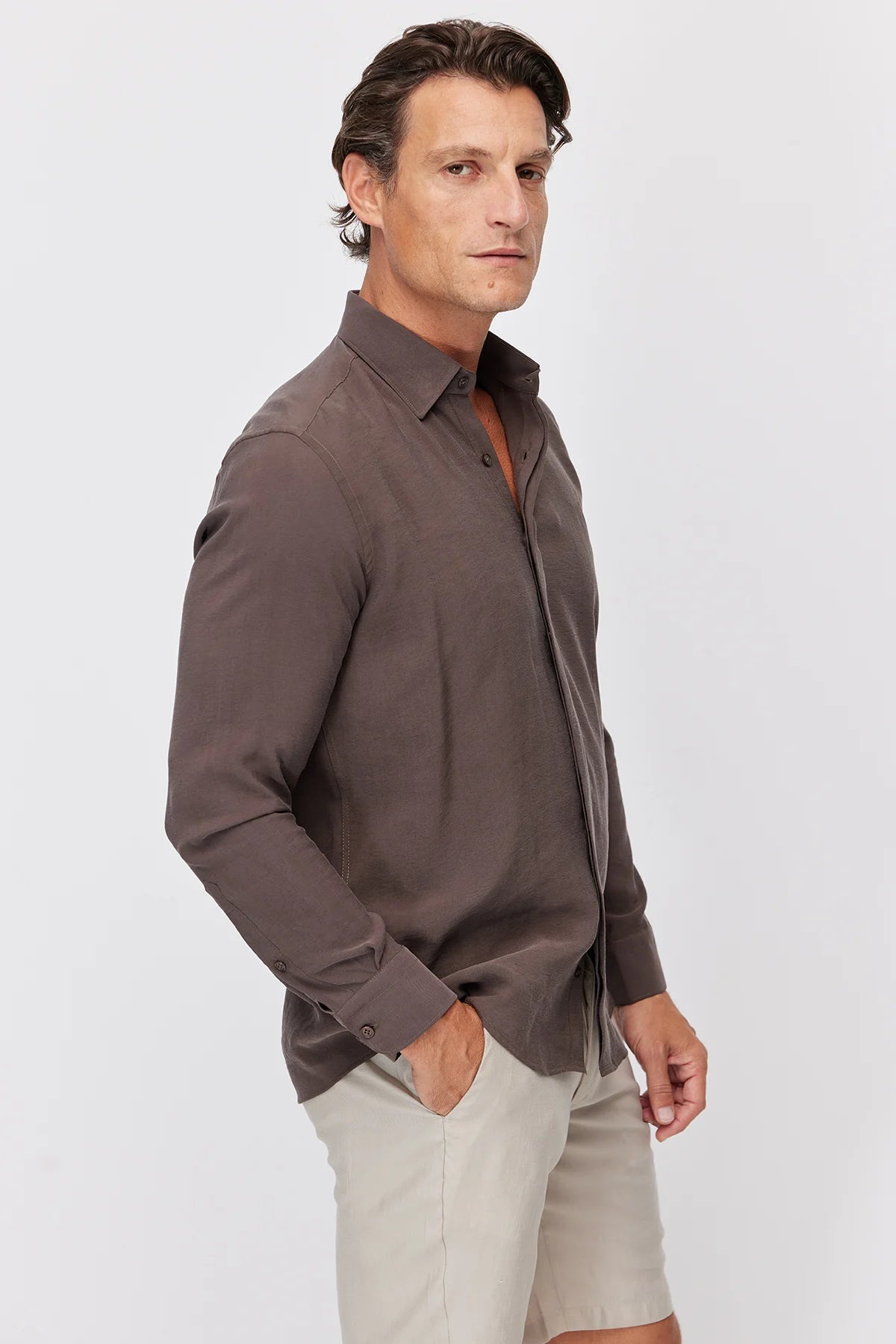 Men's Regular Soft Textured Shirt