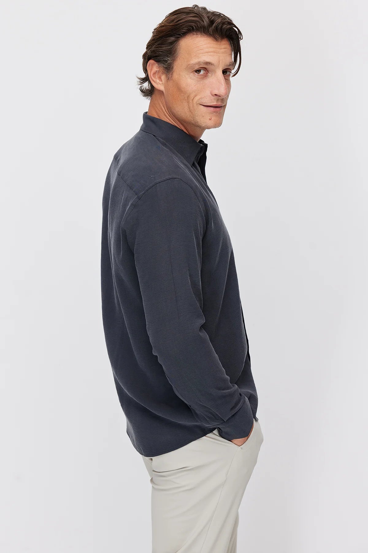 Men's Regular Soft Textured Shirt