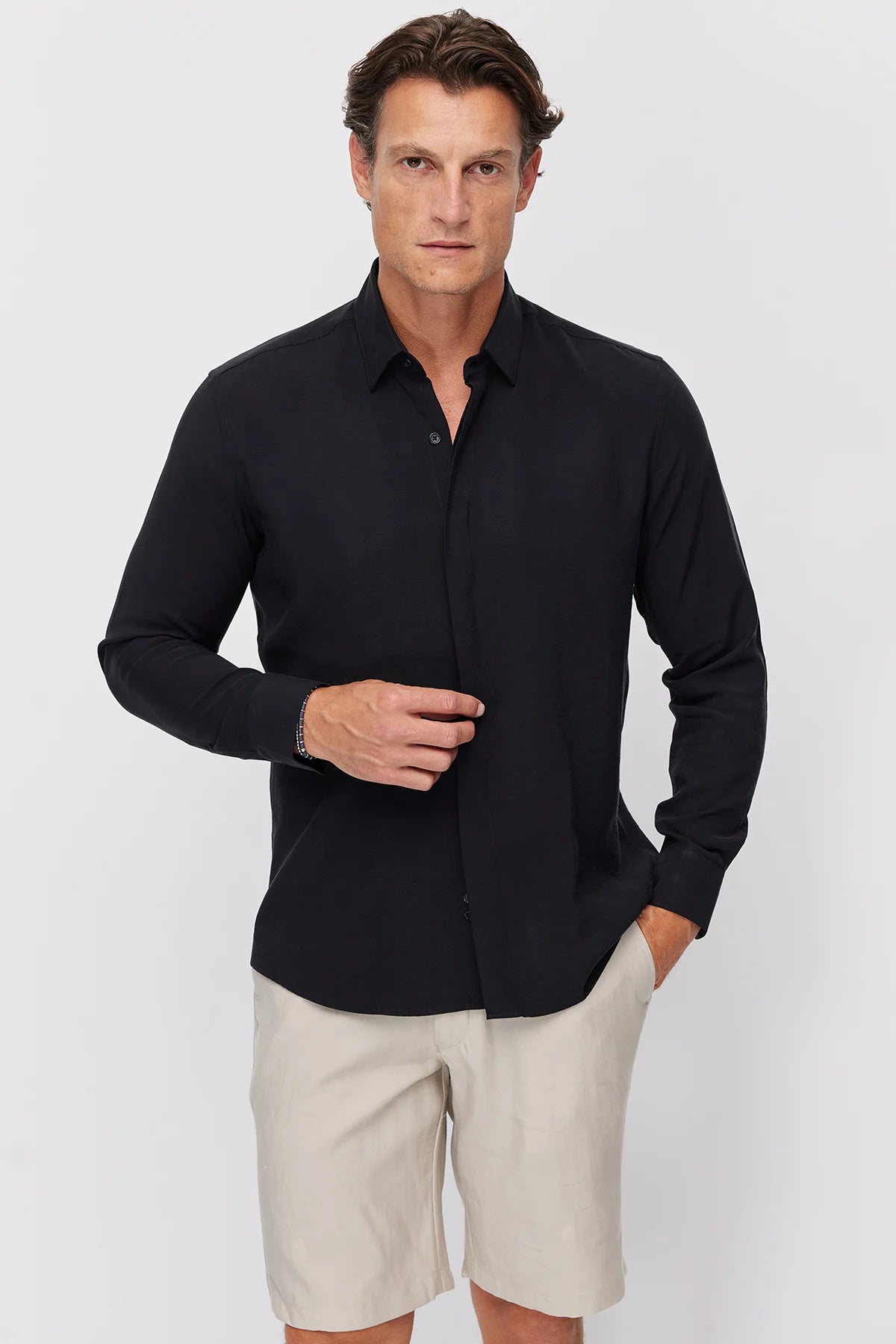 Men's Regular Soft Textured Shirt