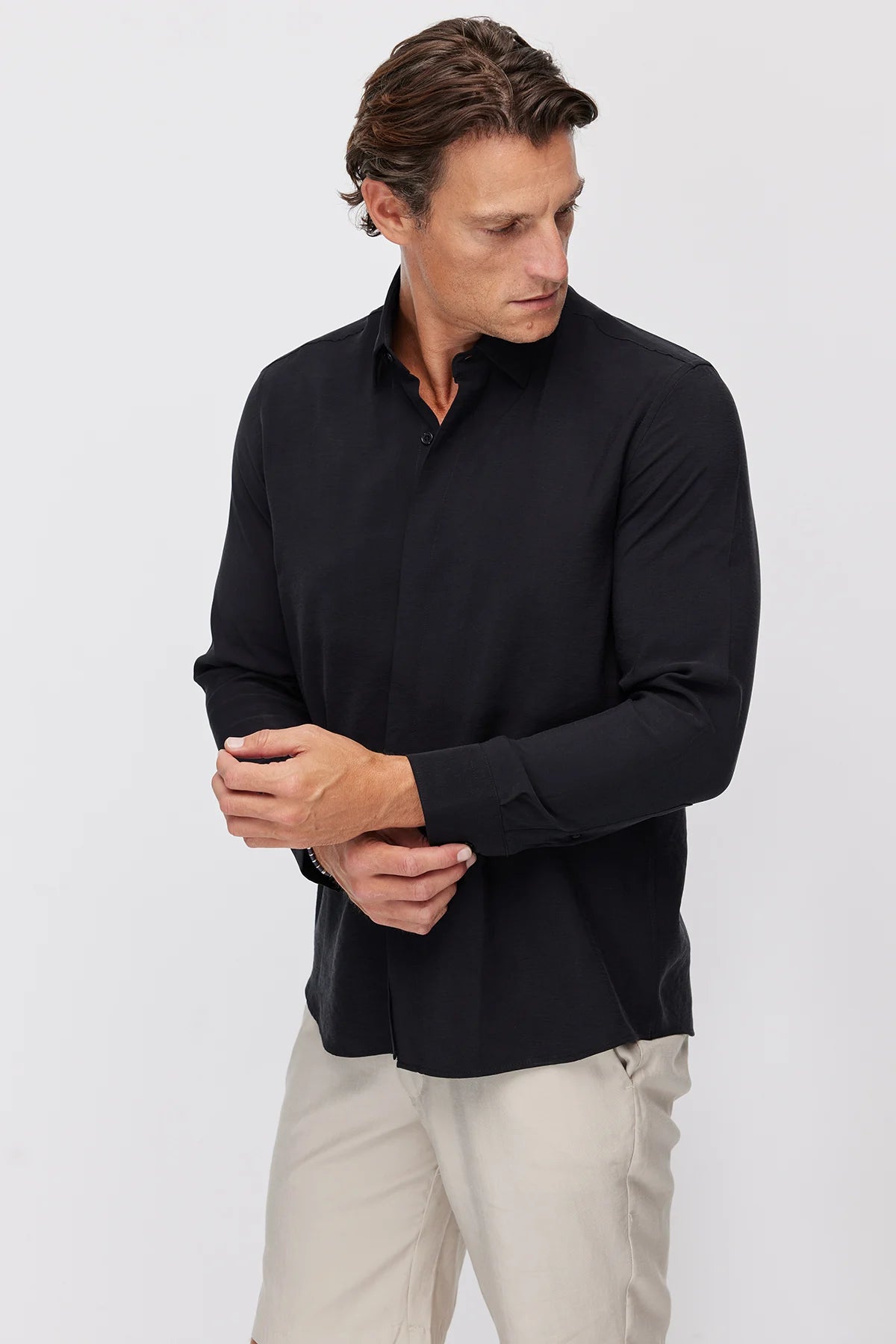 Men's Regular Soft Textured Shirt