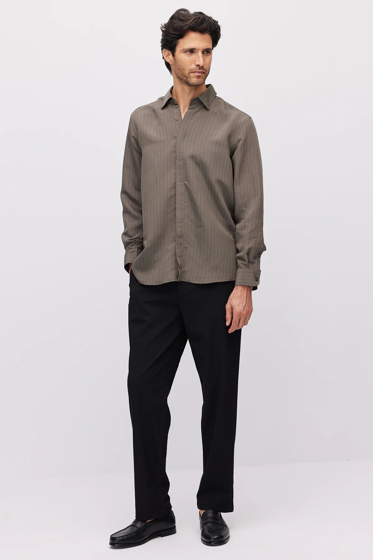 Men's Regular Striped Shirt
