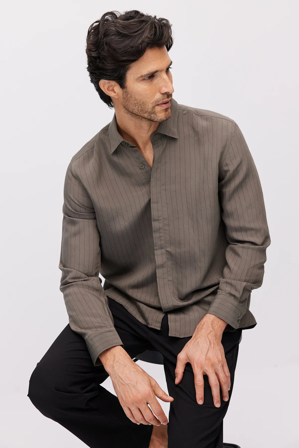 Men's Regular Striped Shirt