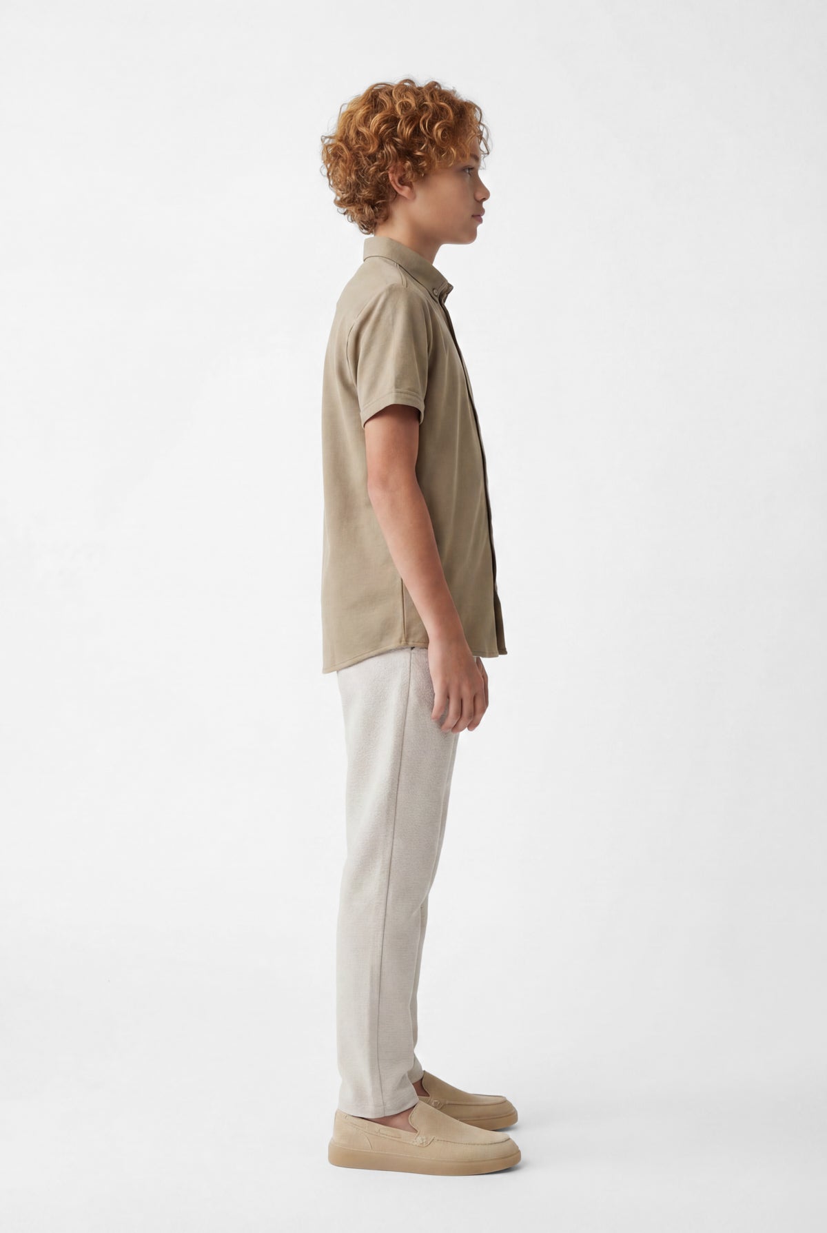 Boys' Short Sleeved Button Down Shirt