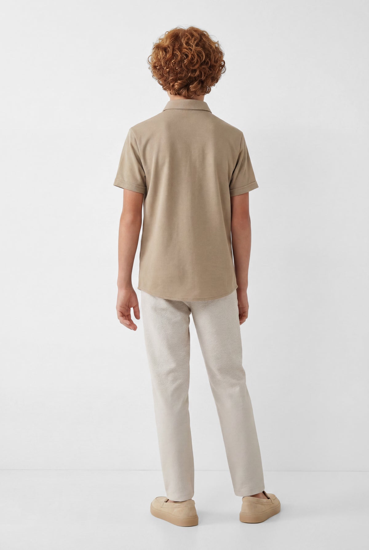 Boys' Short Sleeved Button Down Shirt