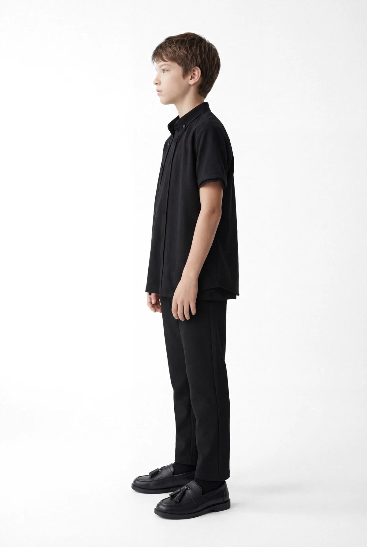 Boys' Short Sleeved Button Down Shirt