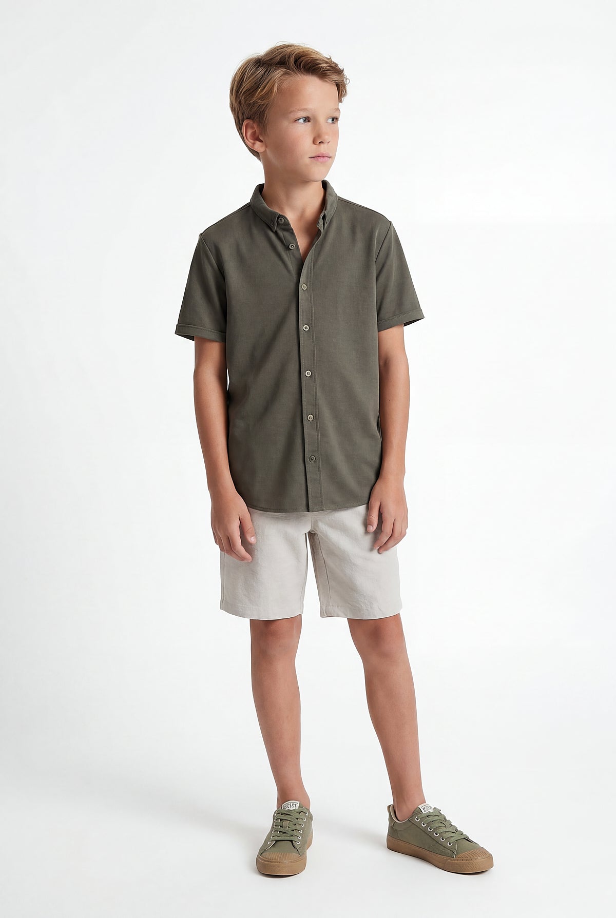 Boys' Button-Down Collar Shirt