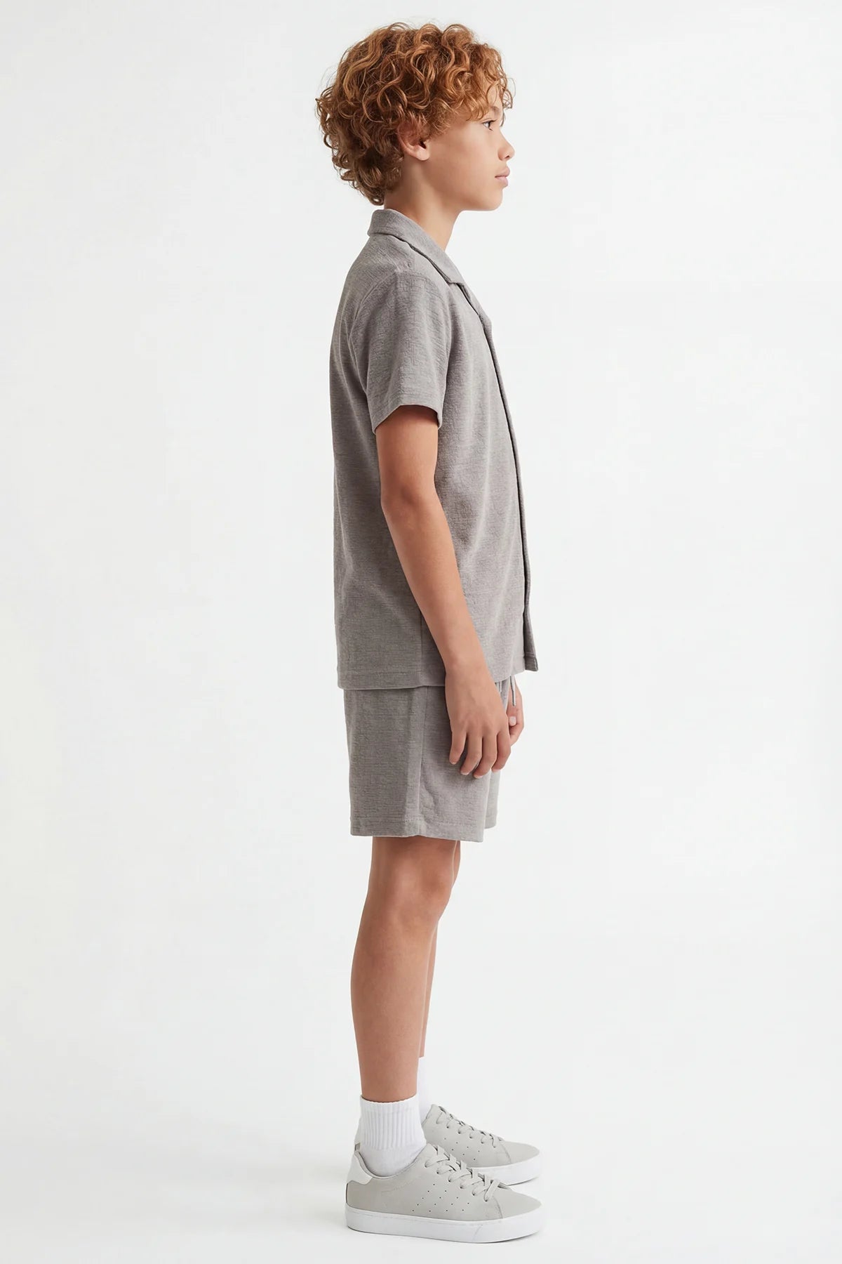 Boys' Cuban Collar Shirt