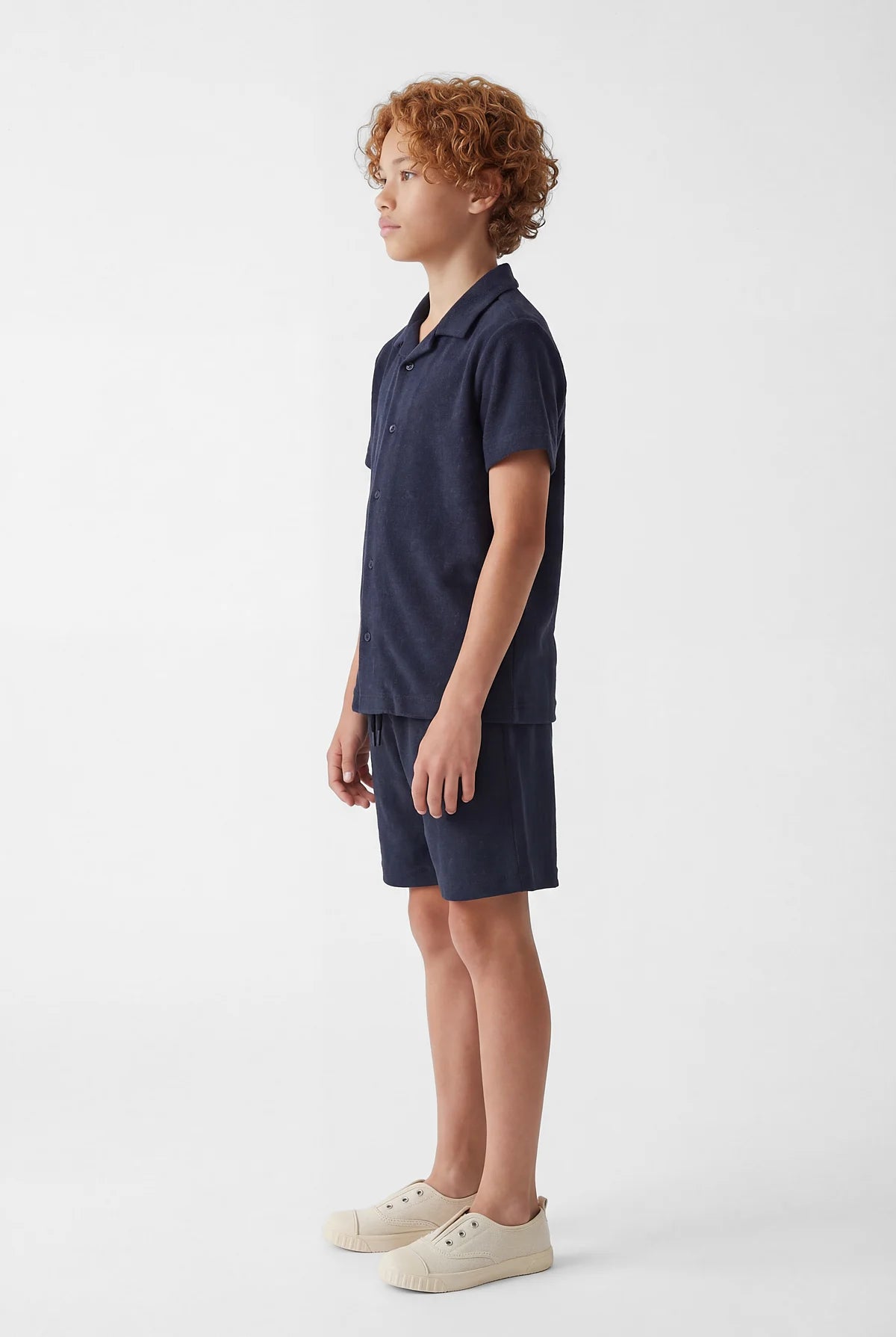 Boys' Cuban Collar Shirt