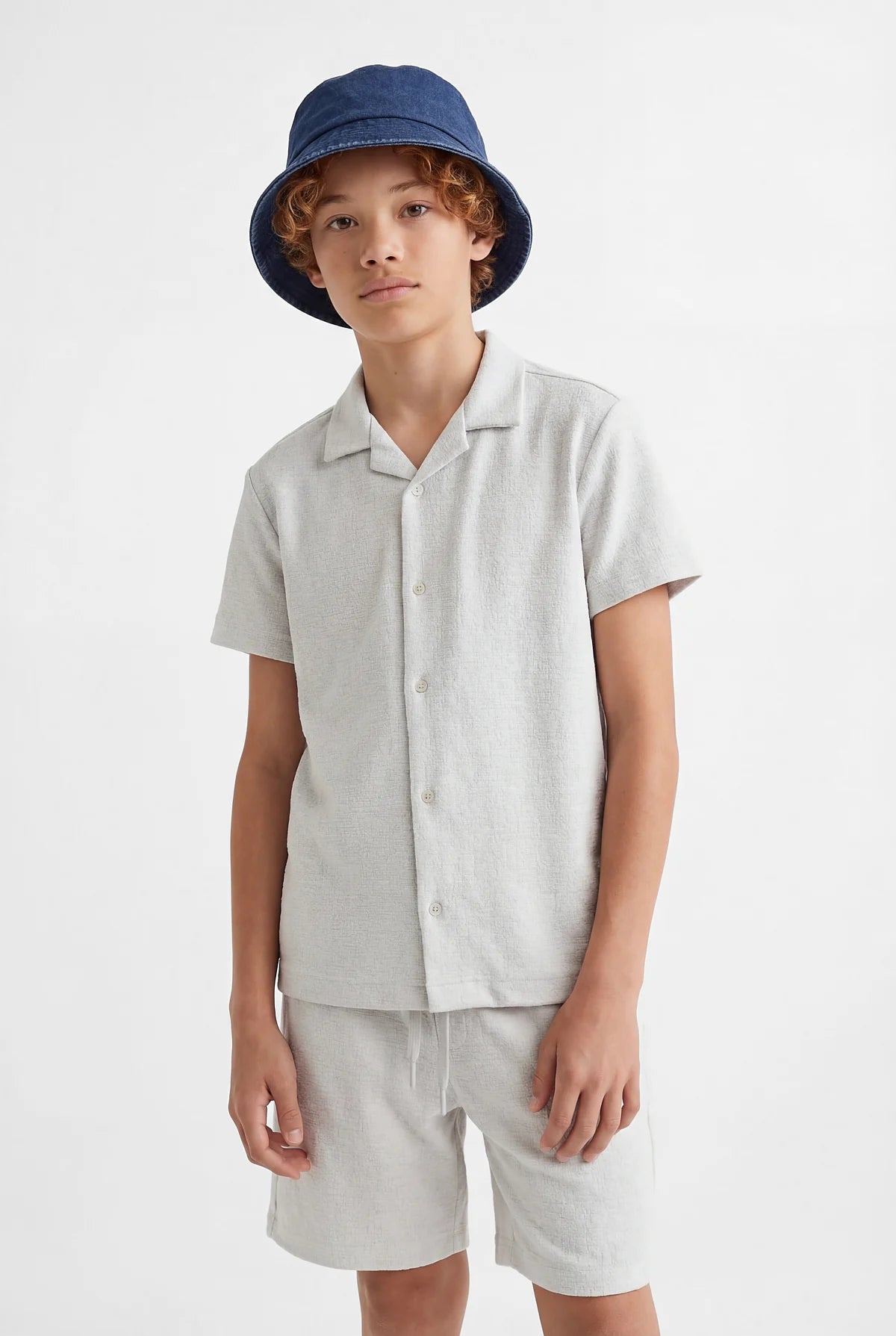 Boys' Cuban Collar Shirt