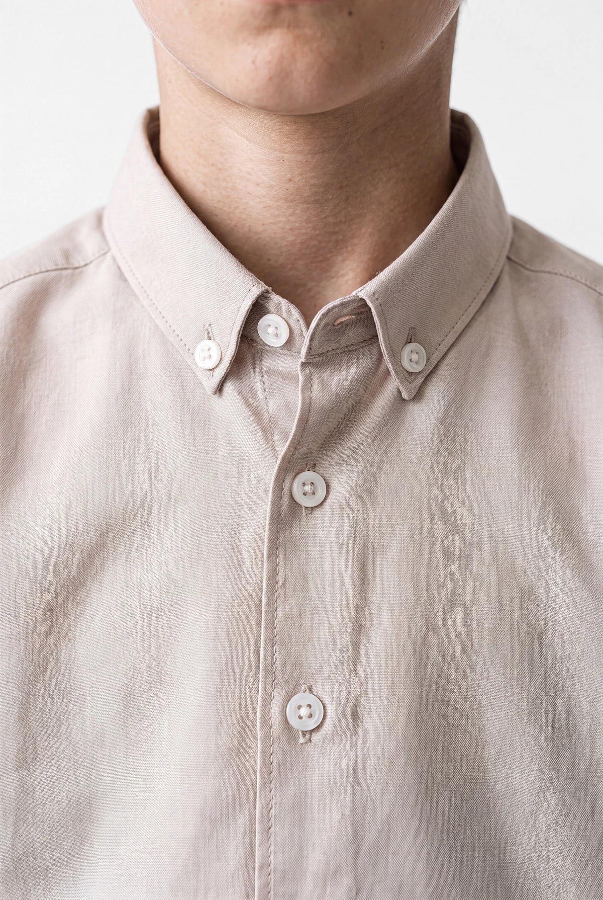 Boys' Button-Down Collar Long-Sleeve Shirt