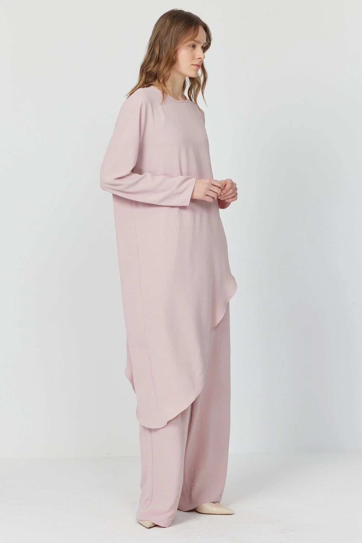 Women's Asymmetric Hem Blouse