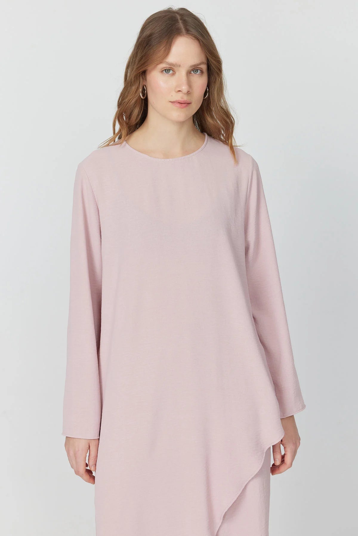 Women's Asymmetric Hem Blouse