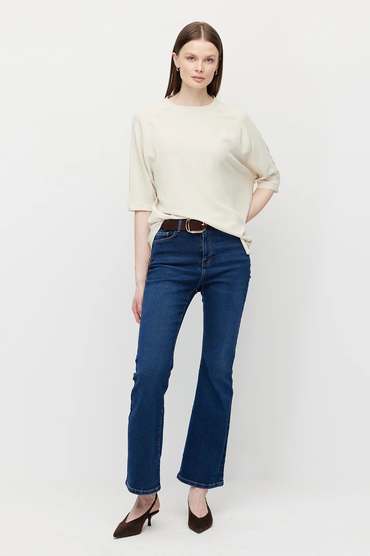 Women's Asymmetrical Cut Oversize Blouse