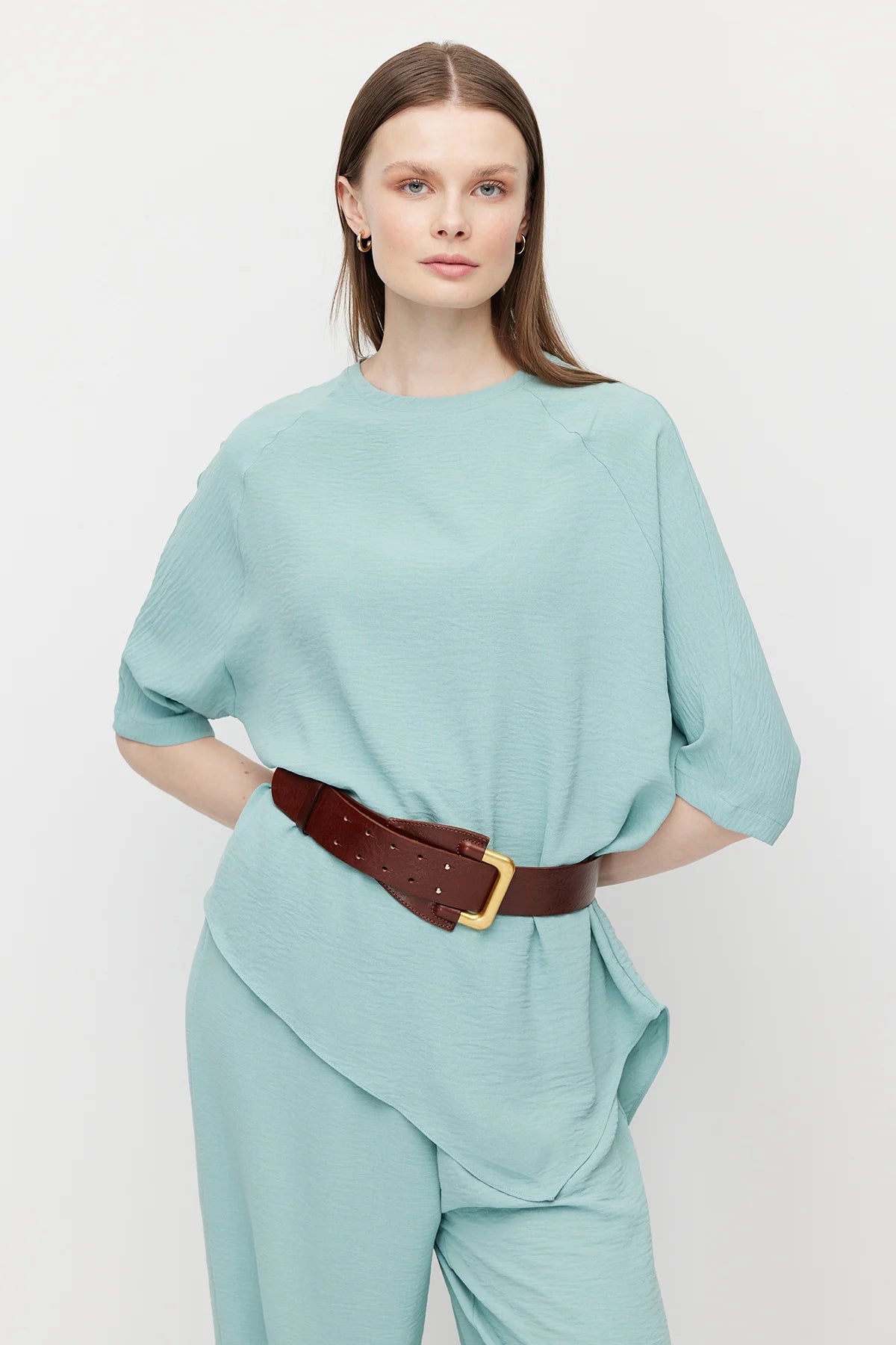 Women's Asymmetrical Cut Oversize Blouse