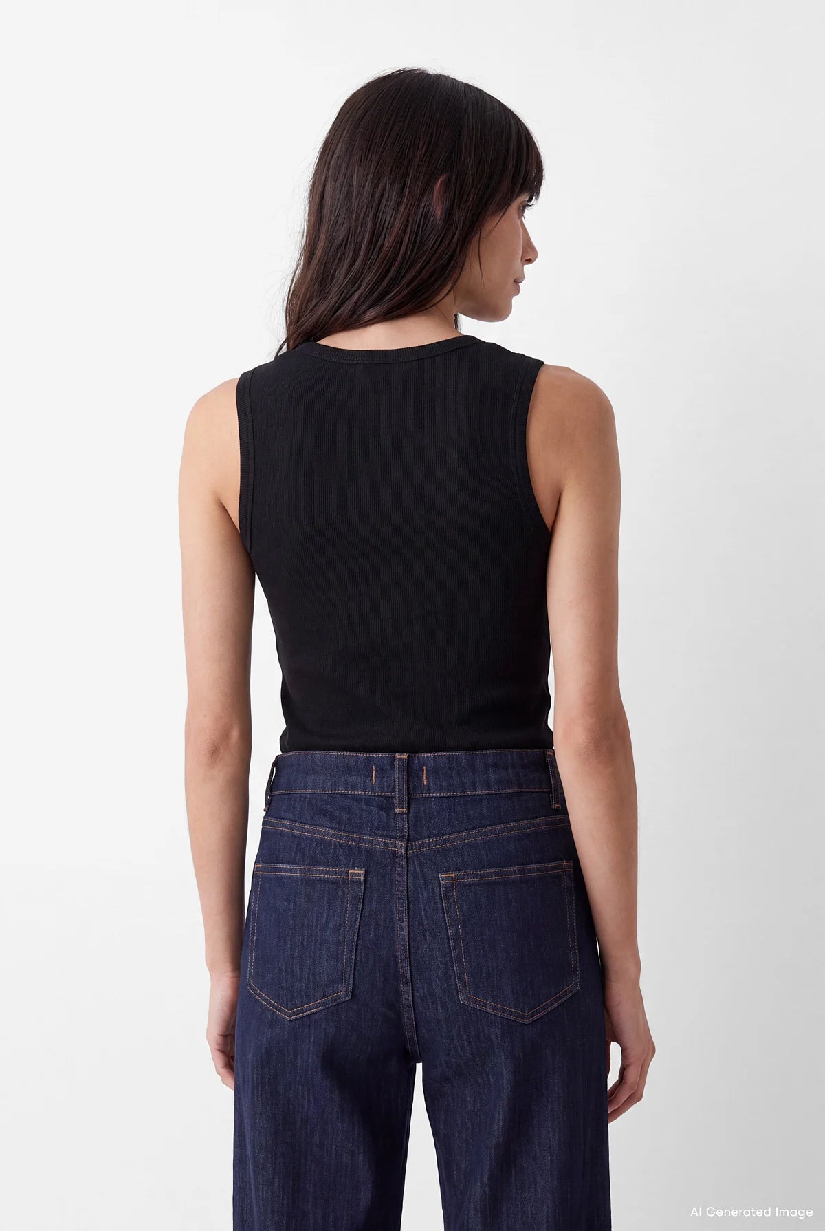 Women's Front Snap Sleeveless Blouse