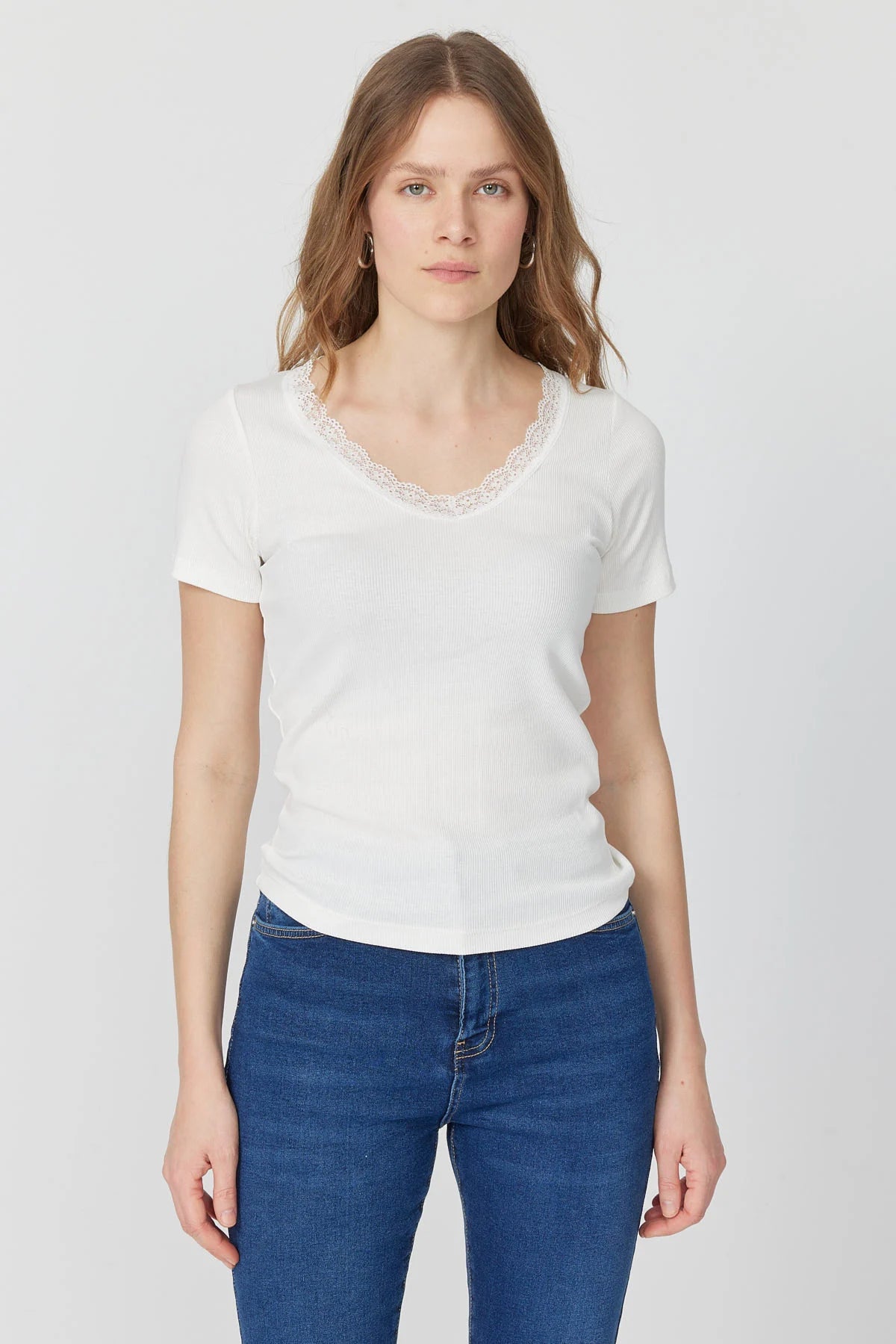 Women’s Lace-Detail Blouse