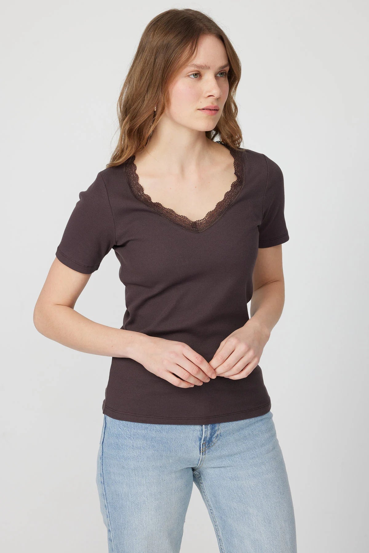 Women’s Lace-Detail Blouse