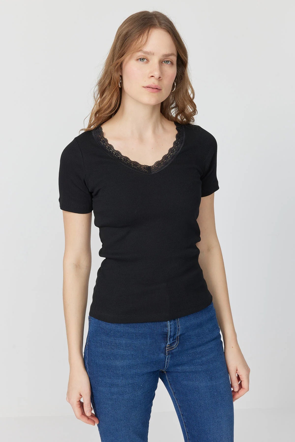 Women’s Lace-Detail Blouse