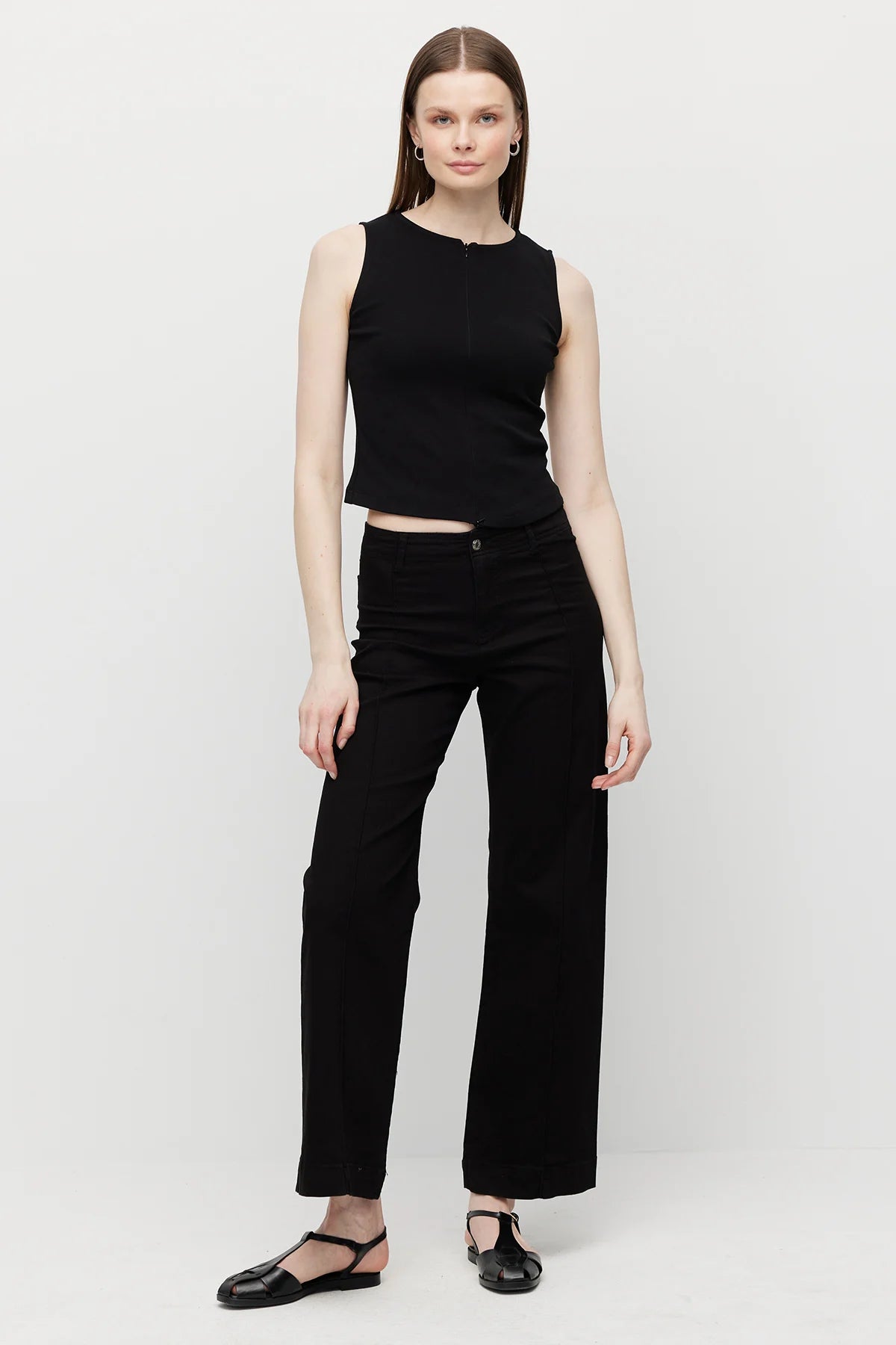 Women's Double-Zip Ribbed Bodysuit