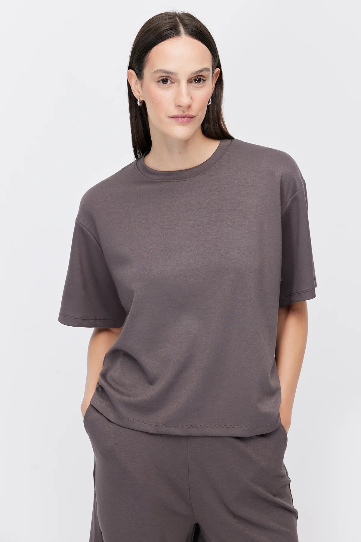 Women's Crew Neck Basic T-shirt