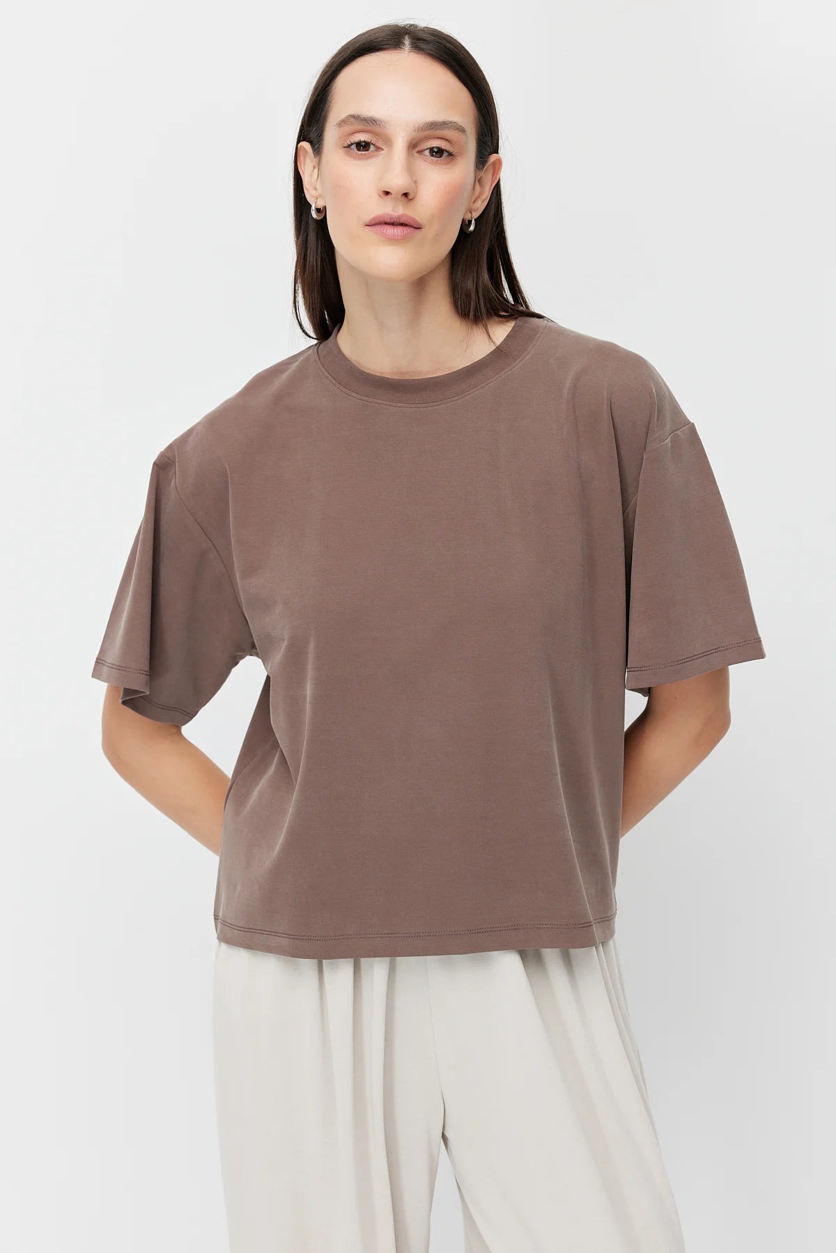 Women's Soft Textured Short T-Shirt