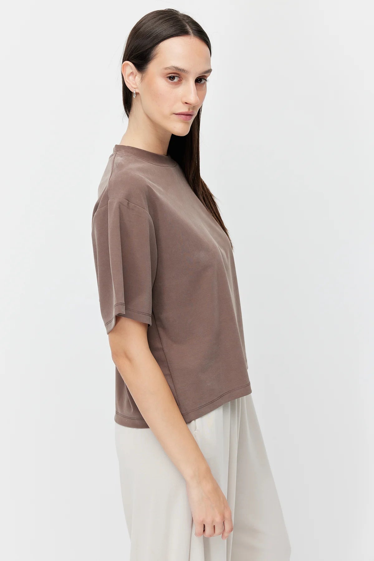 Women's Soft Textured Short T-Shirt