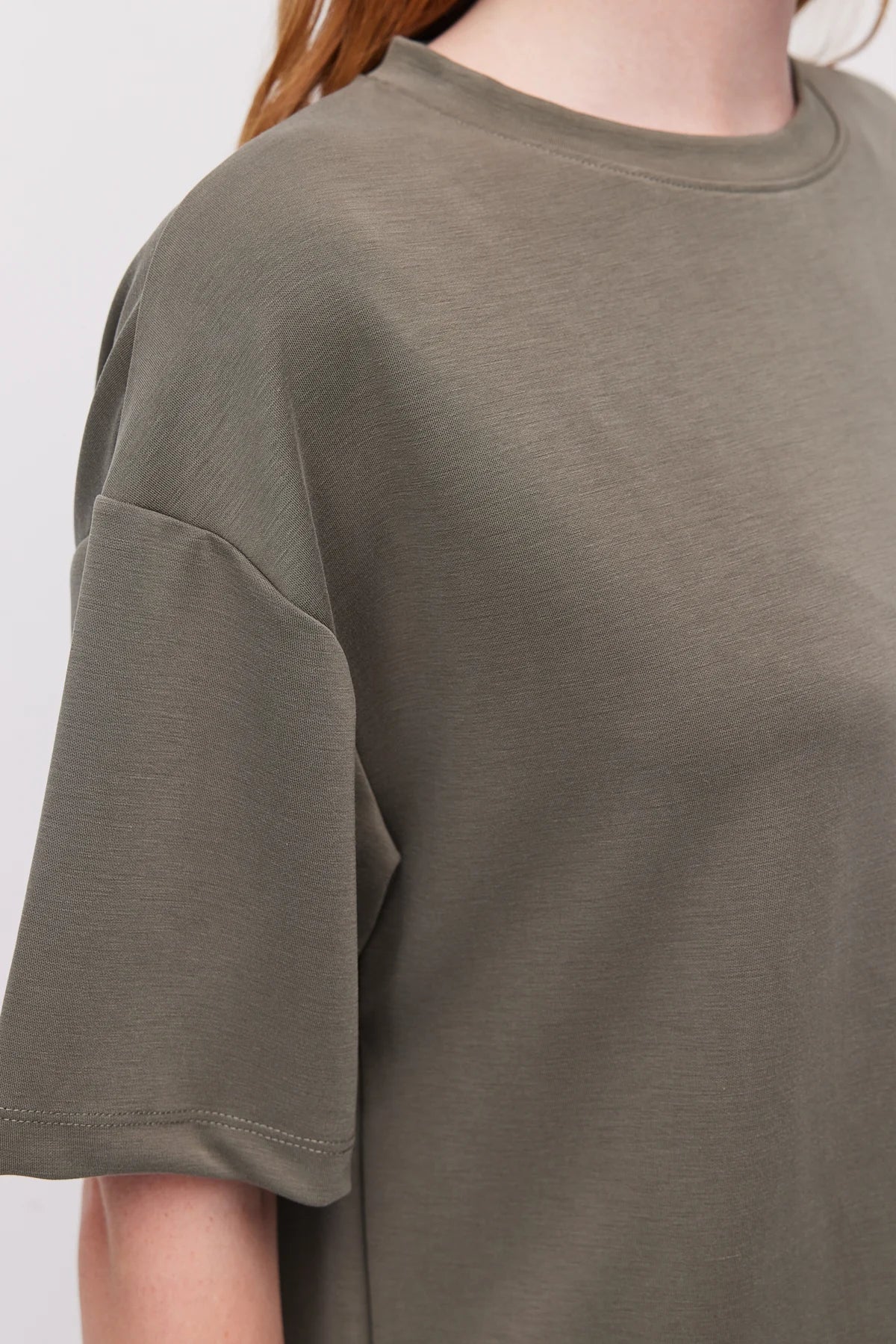 Women's Oversize T-Shirt with Side Slits