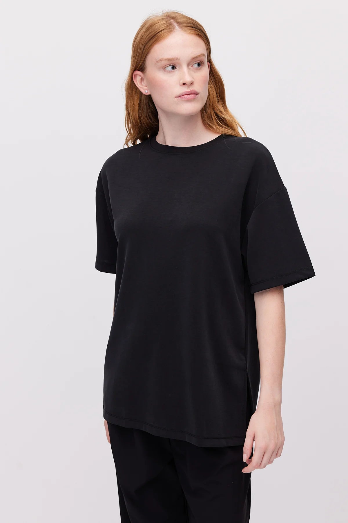Women's Oversize T-Shirt with Side Slits