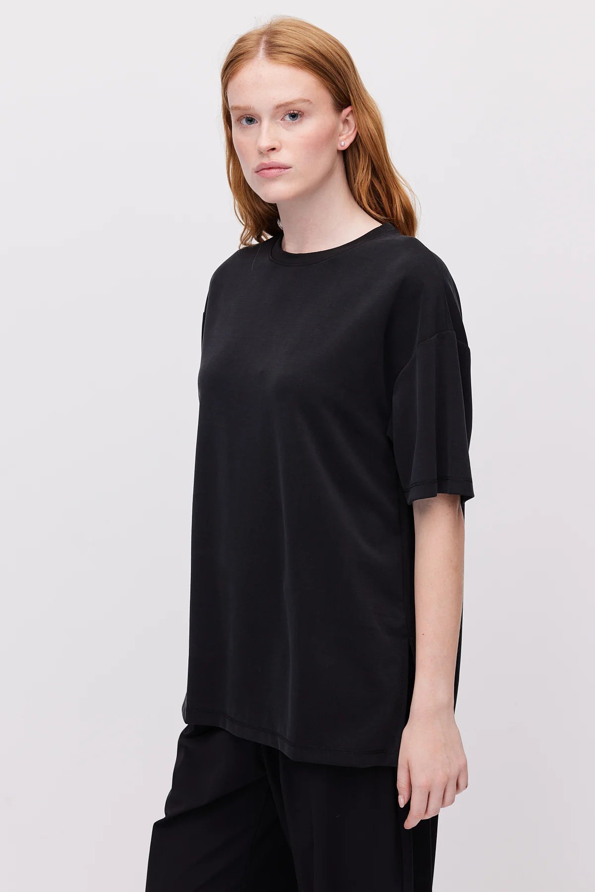 Women's Oversize T-Shirt with Side Slits