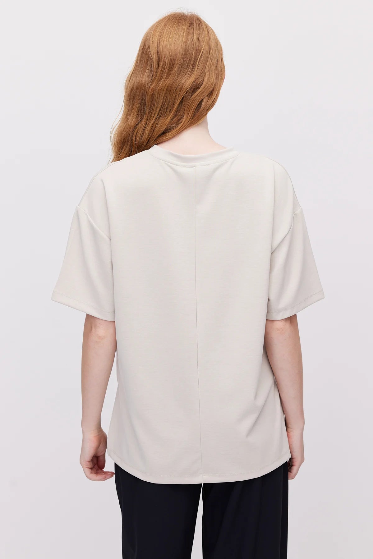 Women's Oversize T-Shirt with Side Slits