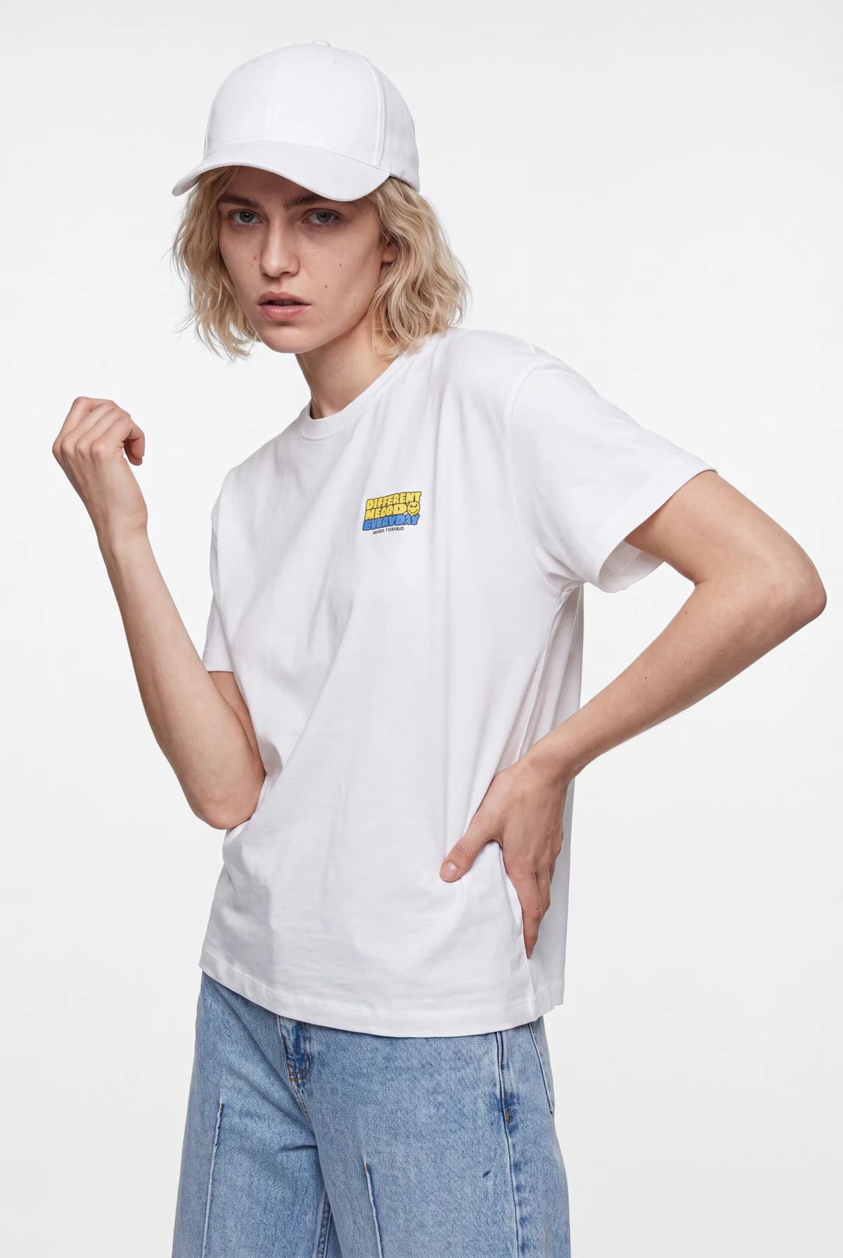 Women's Basic T-shirt with Back Print
