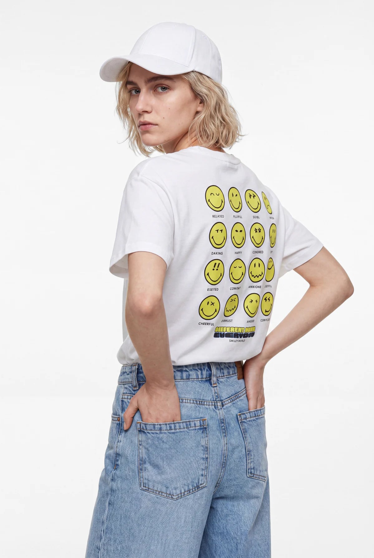 Women's Basic T-shirt with Back Print