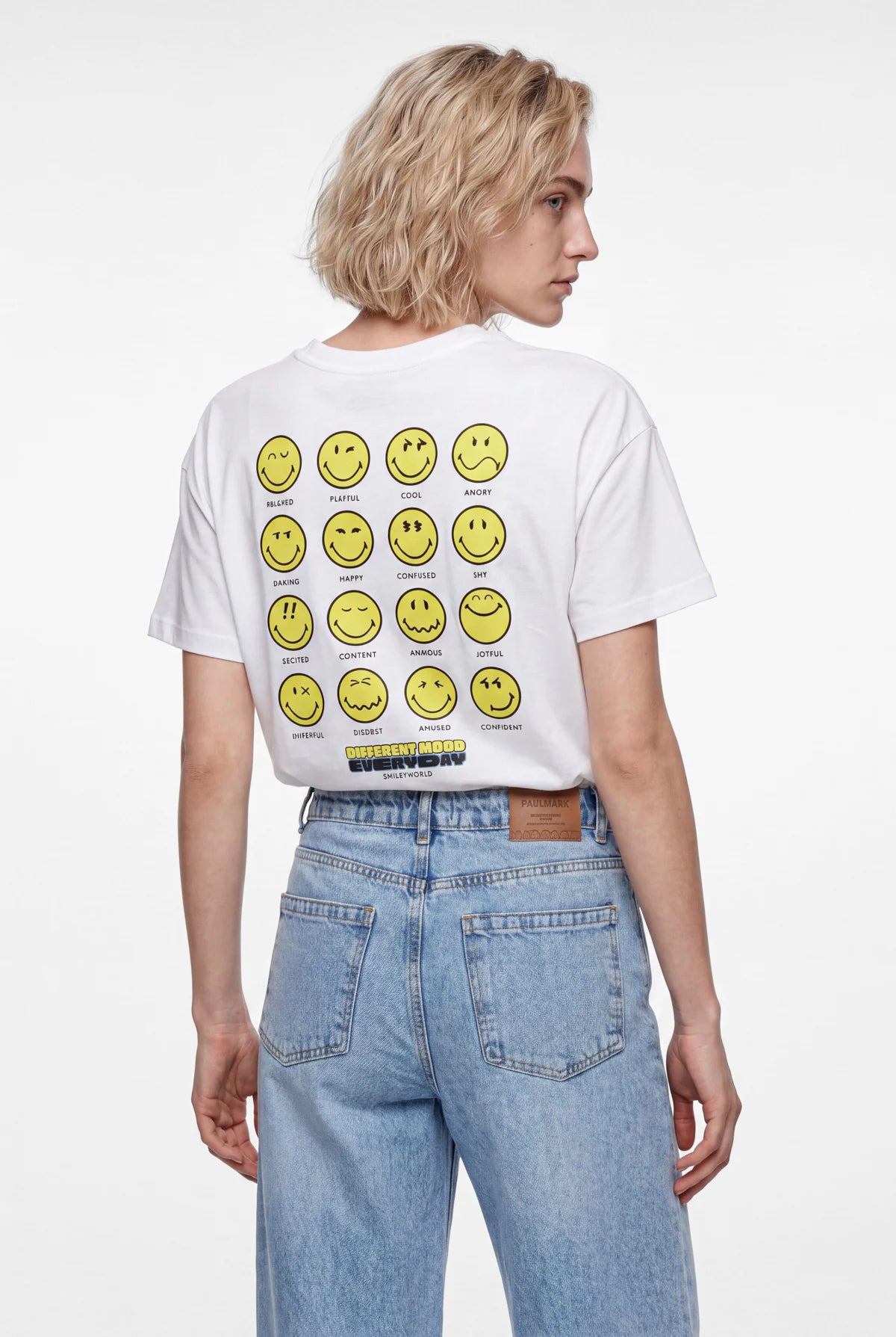 Women's Basic T-shirt with Back Print