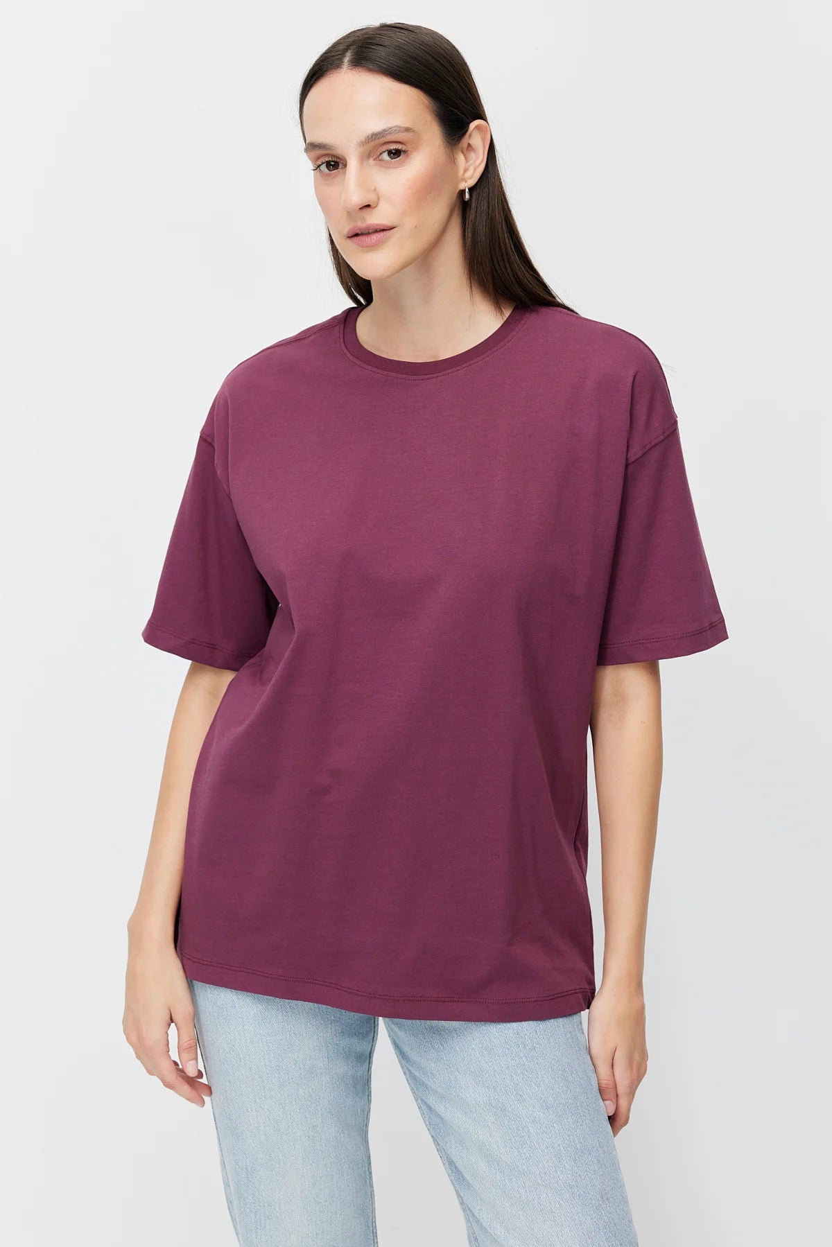 Women's Crew Neck Basic T-shirt