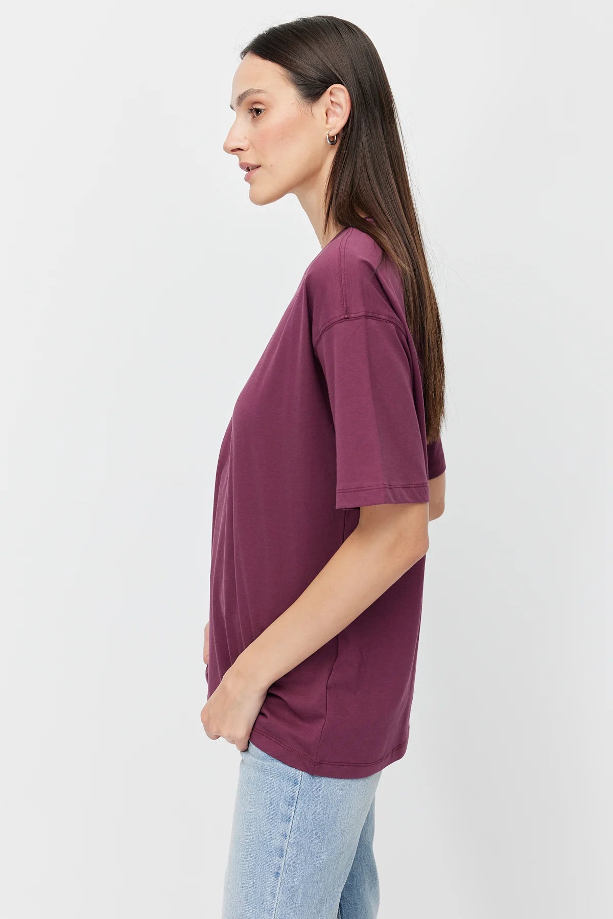 Women's Crew Neck Basic T-shirt
