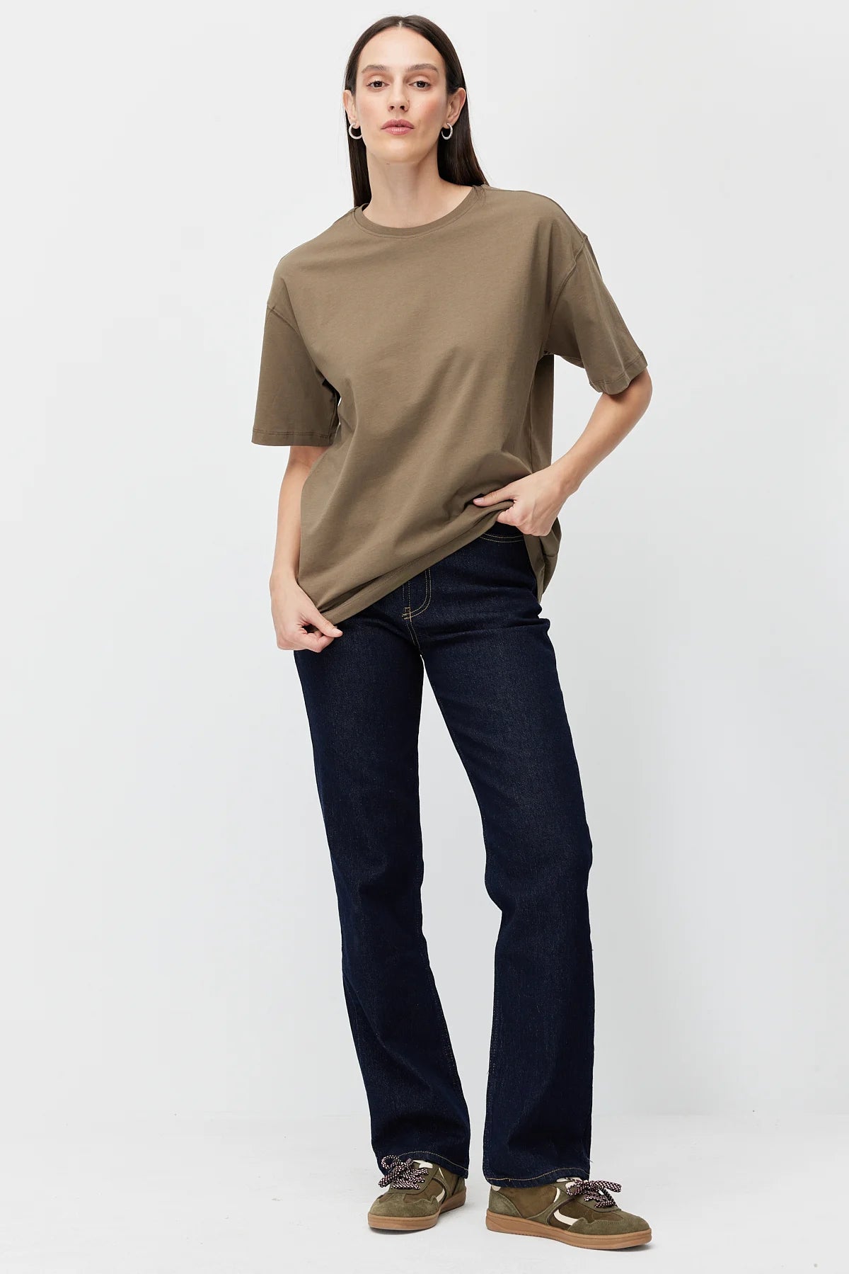 Women's Crew Neck Basic T-shirt