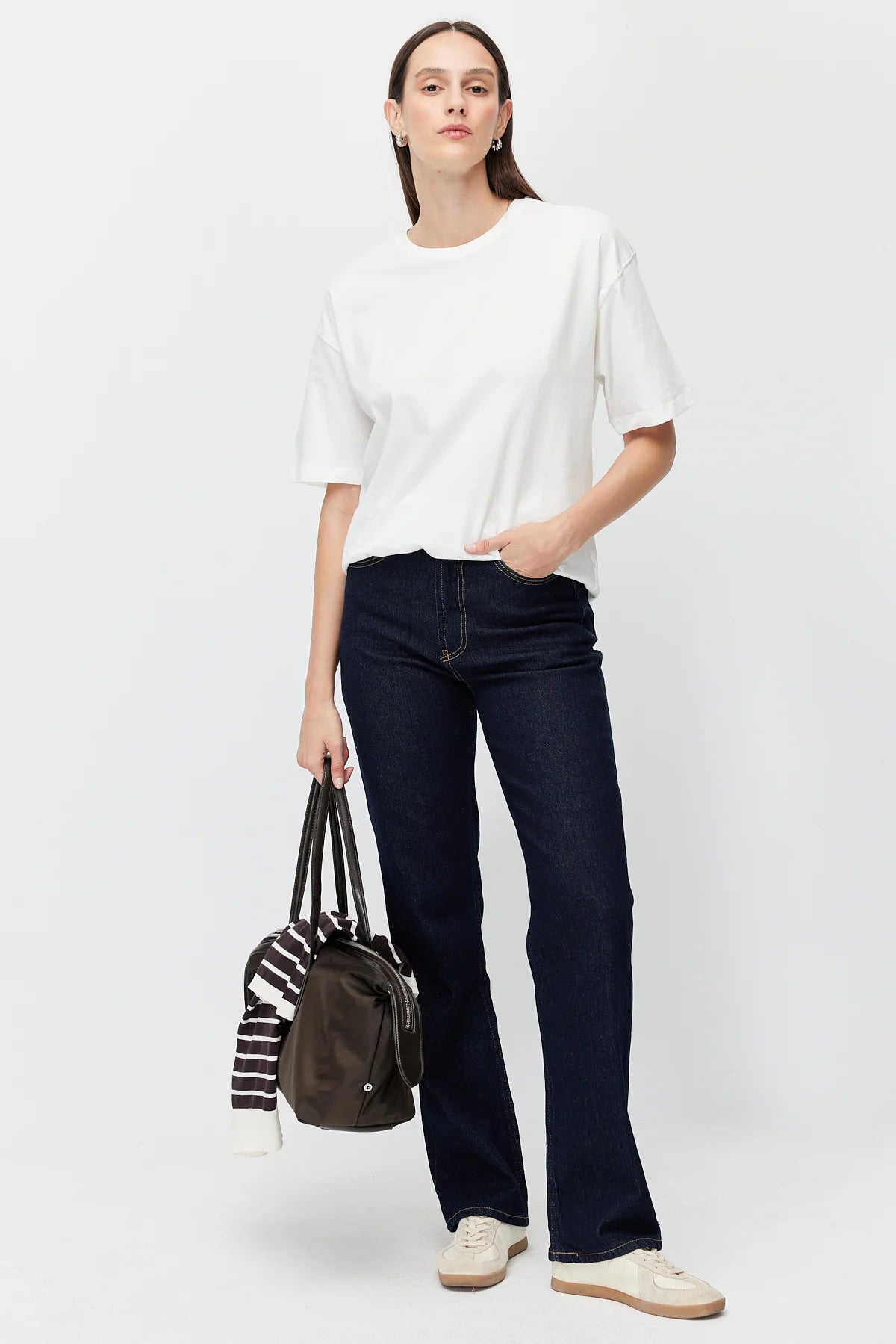 Women's Crew Neck Basic T-shirt