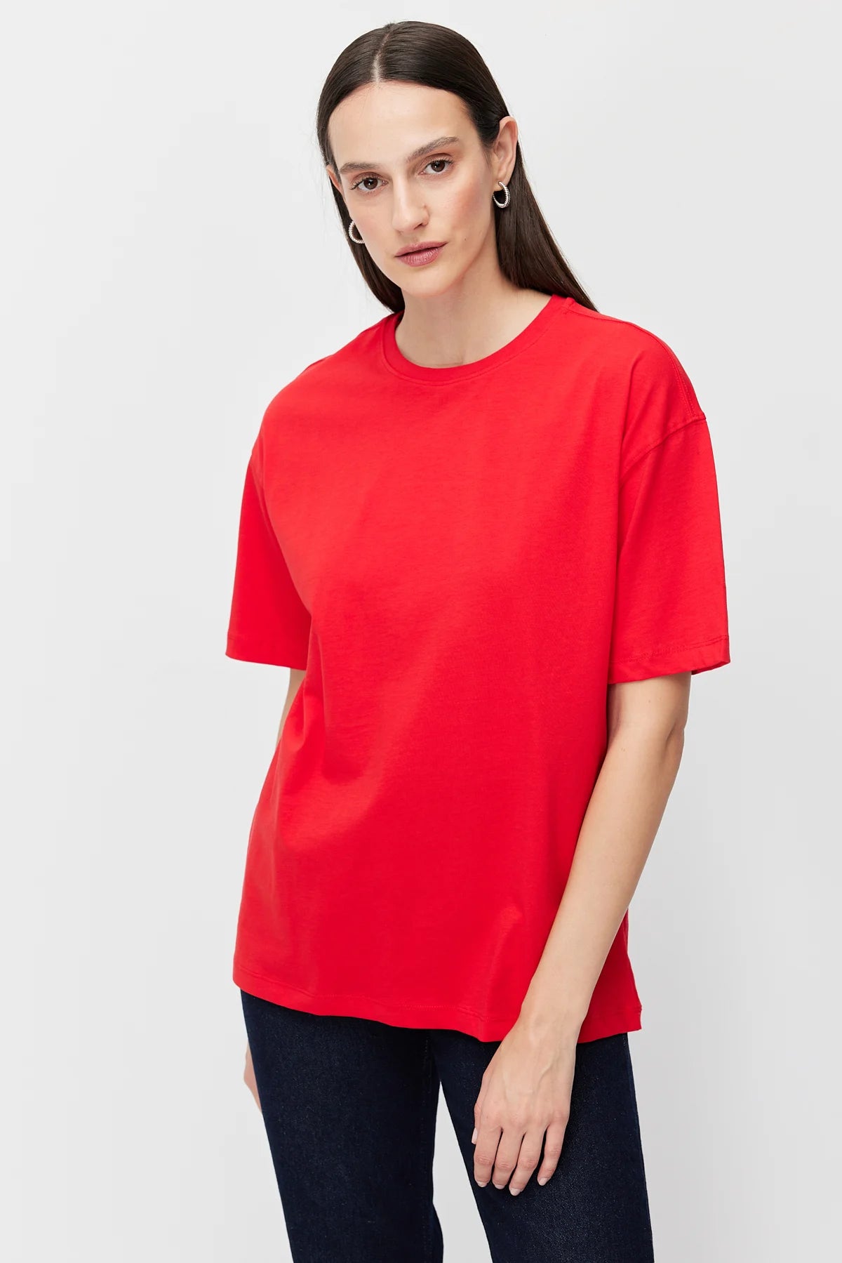 Women's Crew Neck Basic T-shirt