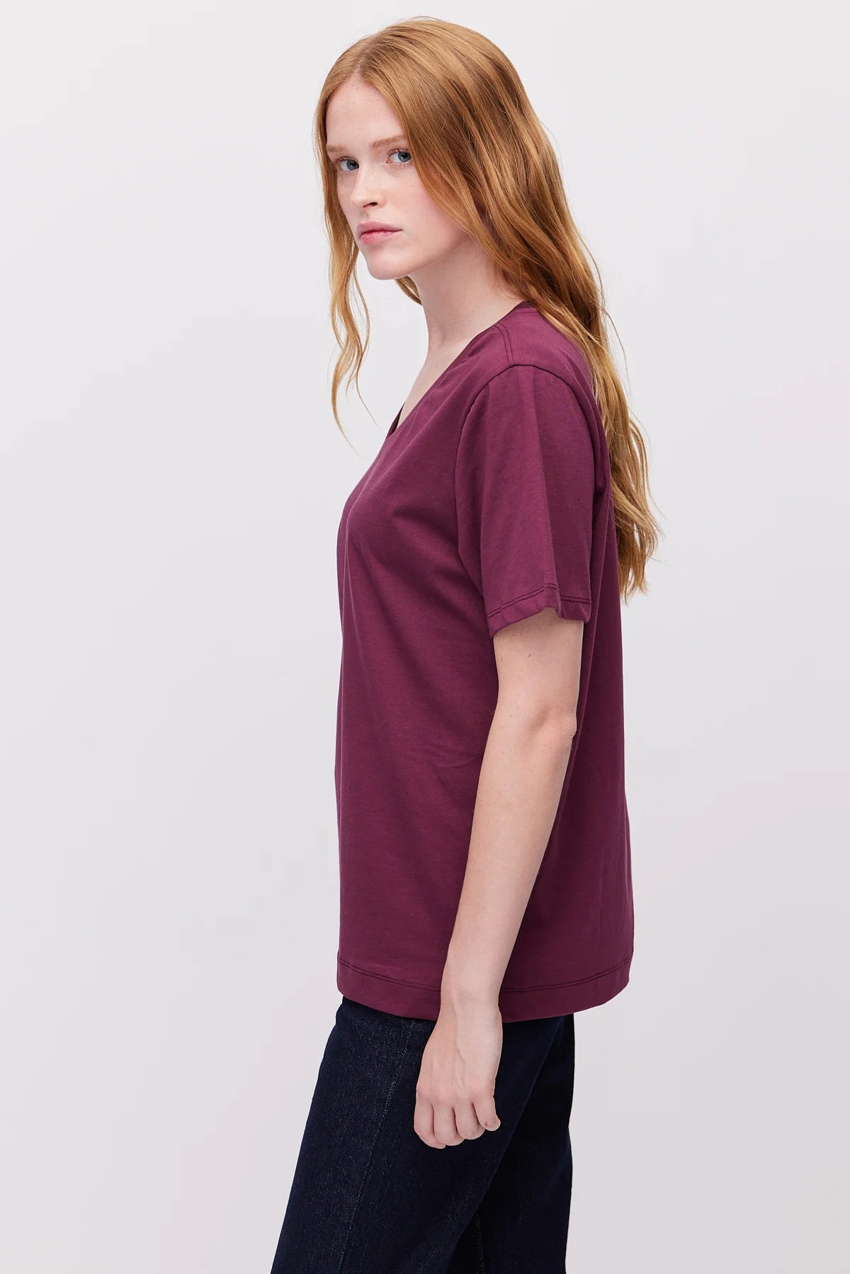 Women's V-Neck Basic T-Shirt
