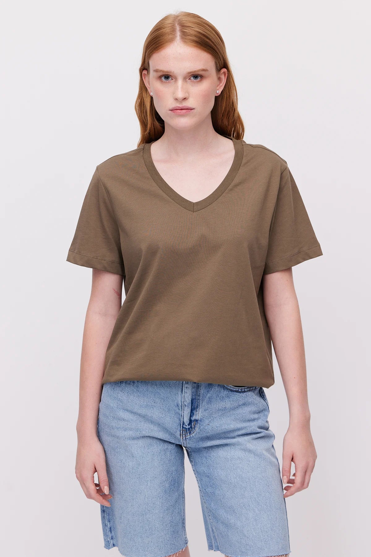 Women's V-Neck Basic T-Shirt
