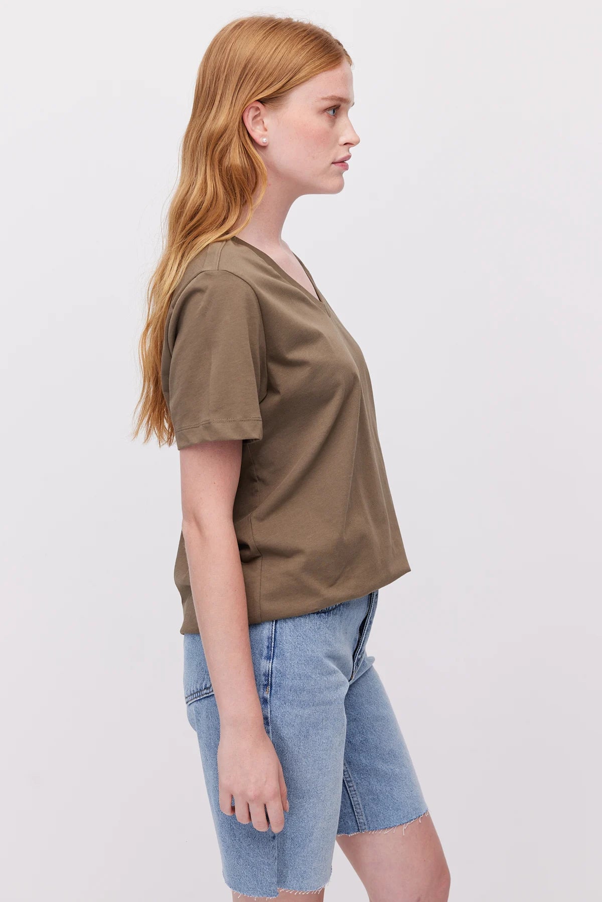 Women's V-Neck Basic T-Shirt